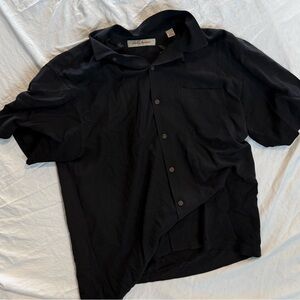 Tommy Bahama Black Casual Button Down Shirt